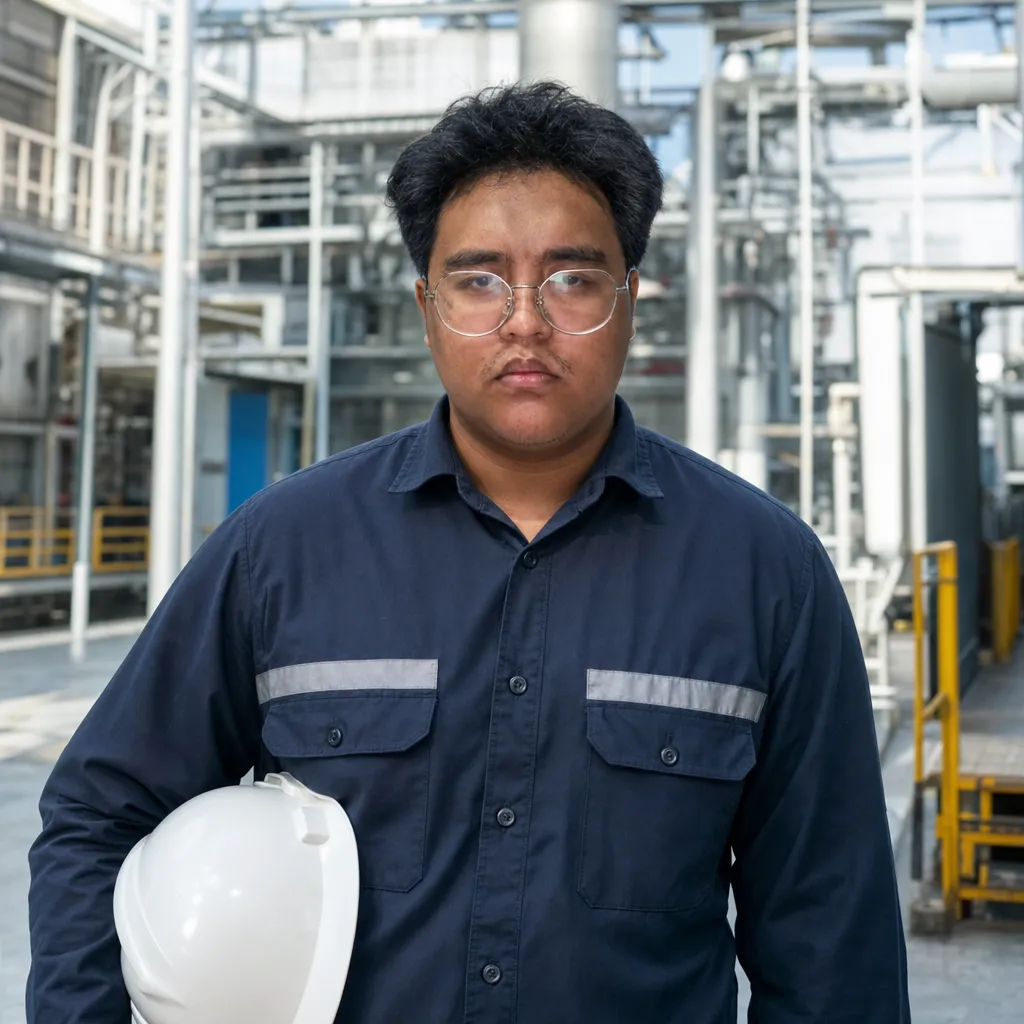 AI portrait result: Engineer on Site