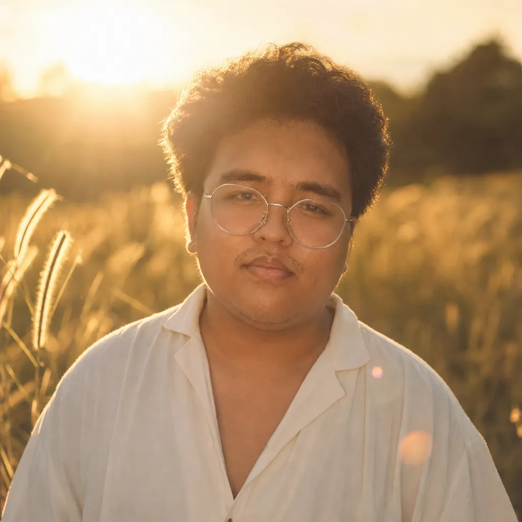 AI portrait result: Golden Hour Film Romance