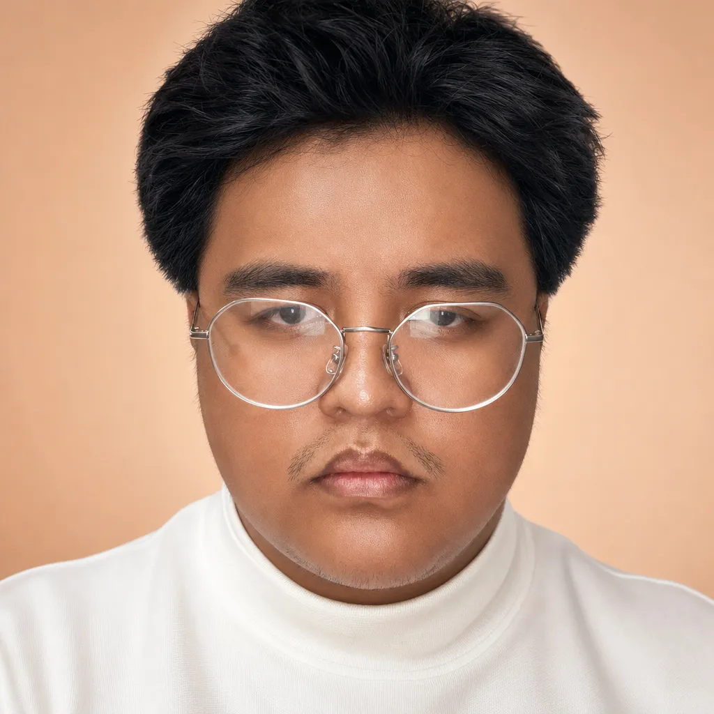 AI portrait result: Glossy Beauty Campaign