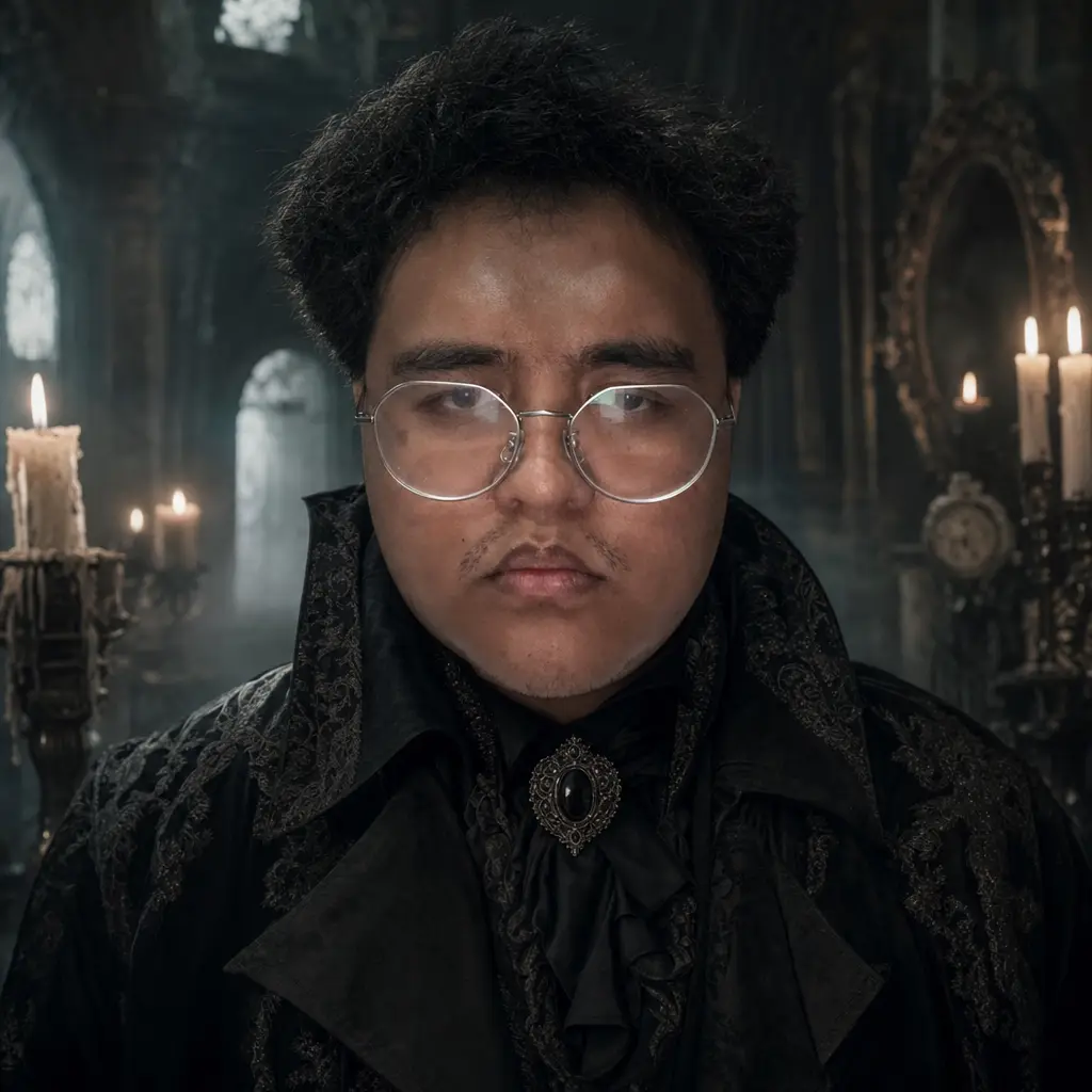 AI portrait: Gothic Romance (Cinematic / Editorial)