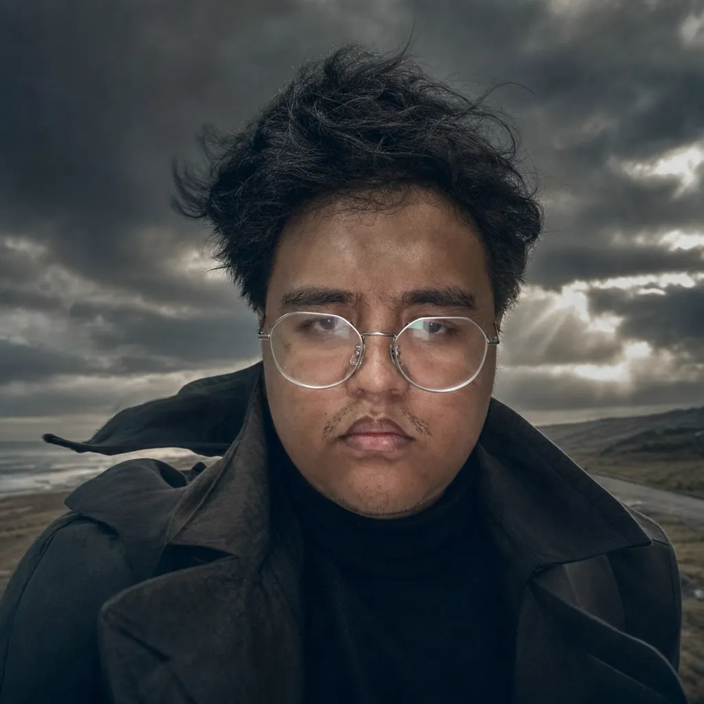 AI portrait result: Dramatic Storm Portrait