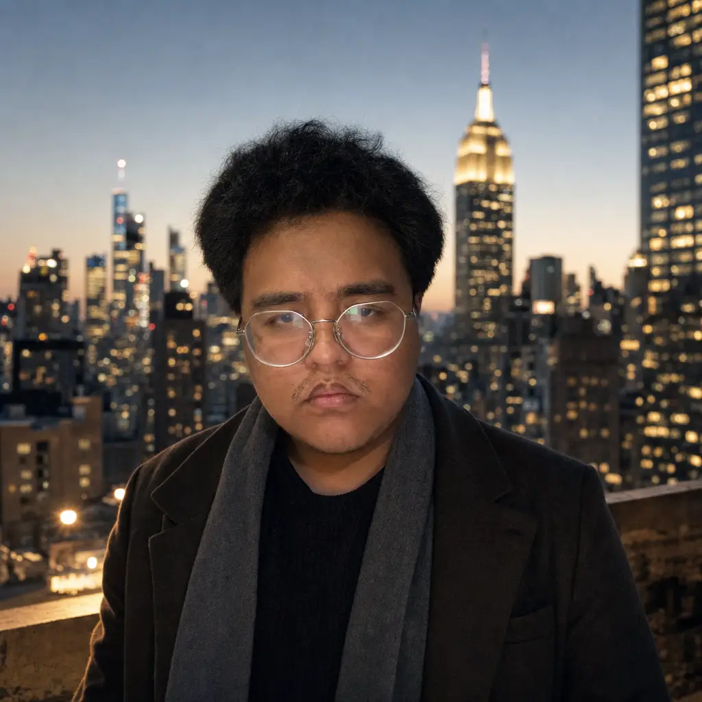 AI portrait: New York Rooftop (Travel / Lifestyle)