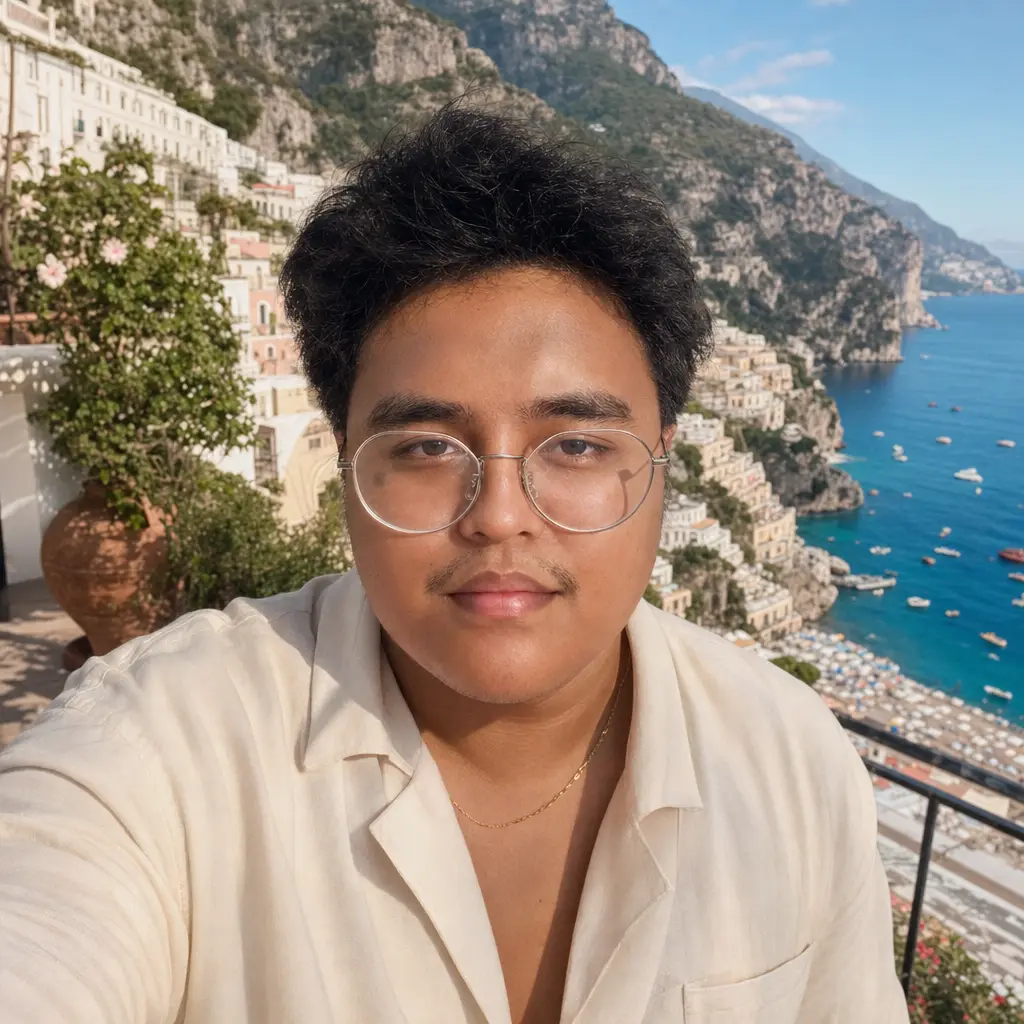 AI portrait: Amalfi Coast Cliffs (Travel / Lifestyle)