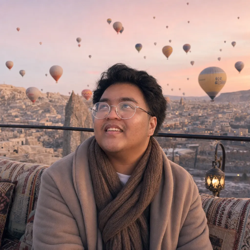 AI portrait result: Cappadocia Balloons