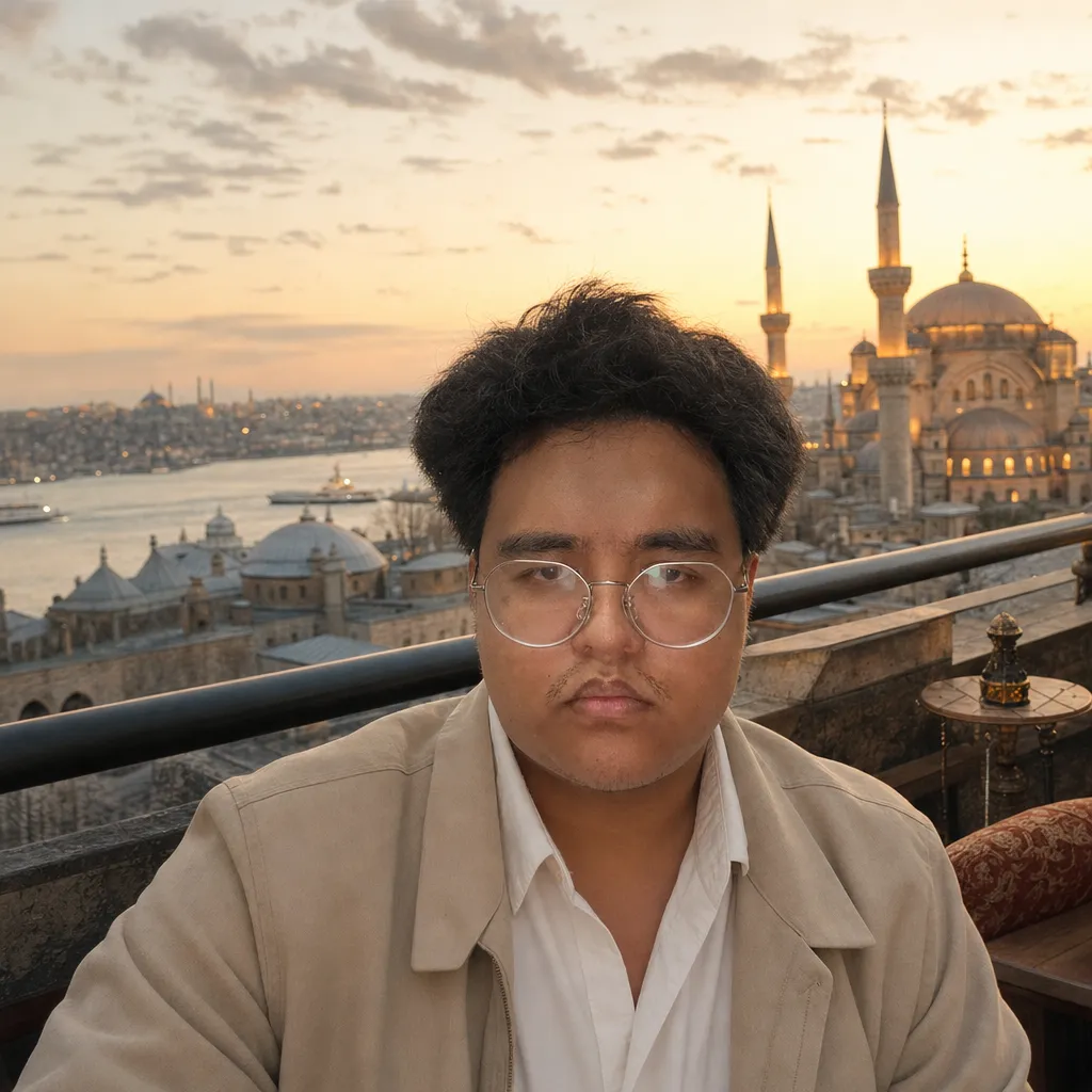 AI portrait result: Istanbul Bosphorus