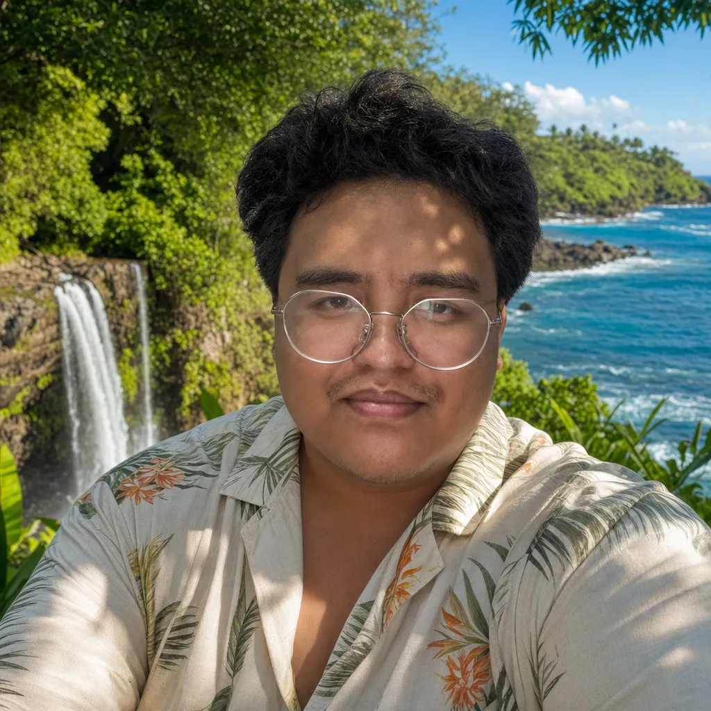 AI portrait result: Maui Road to Hana