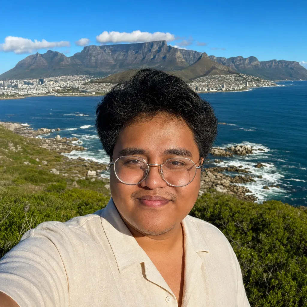 AI portrait result: Cape Town Table Mountain