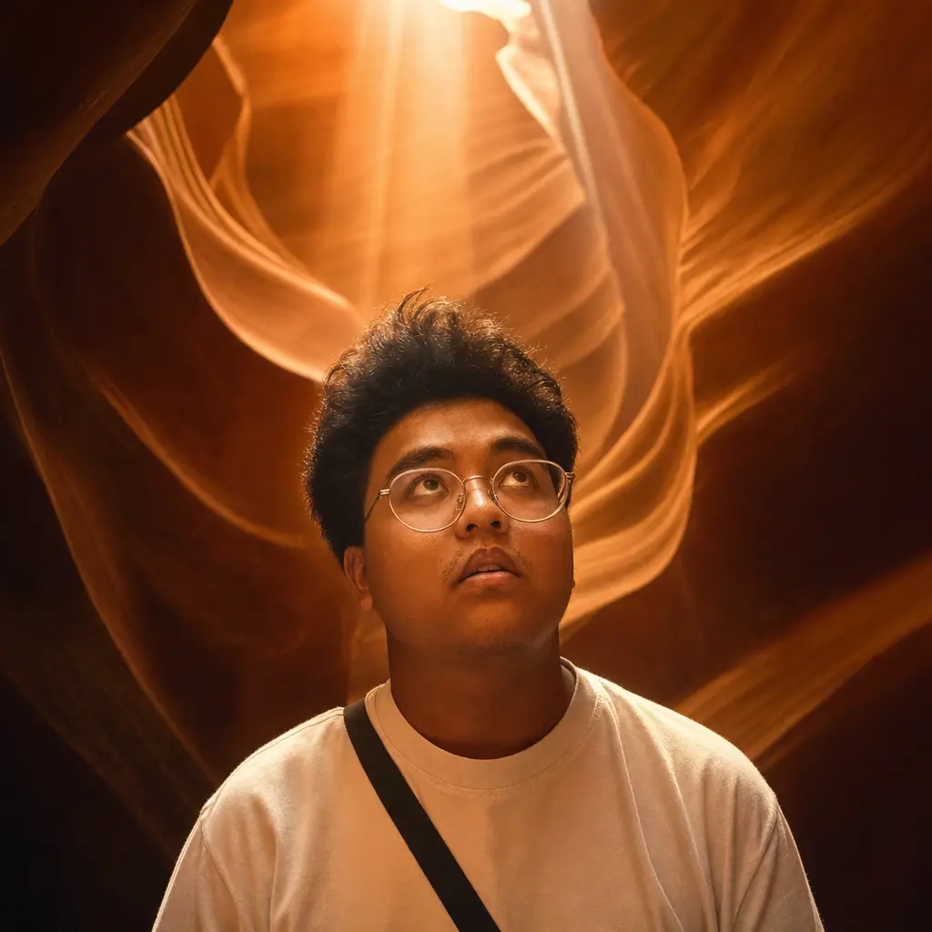 AI portrait: Antelope Canyon (Travel / Lifestyle)