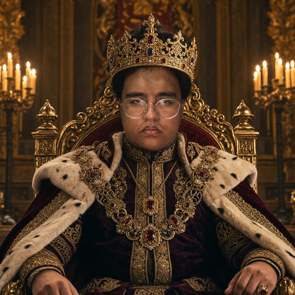 AI portrait result: Elegant Royalty