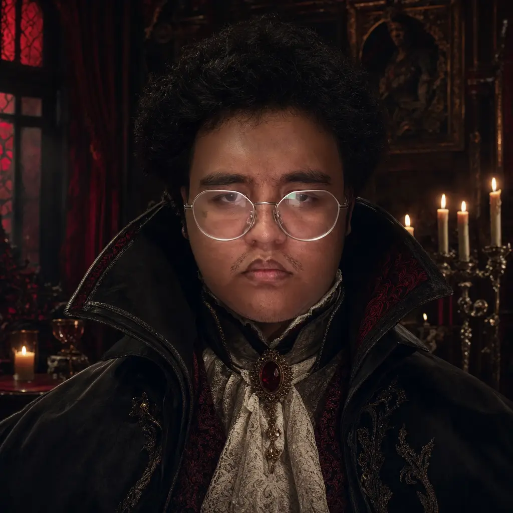 AI portrait: Halloween Vampire (Fantasy / Themed)