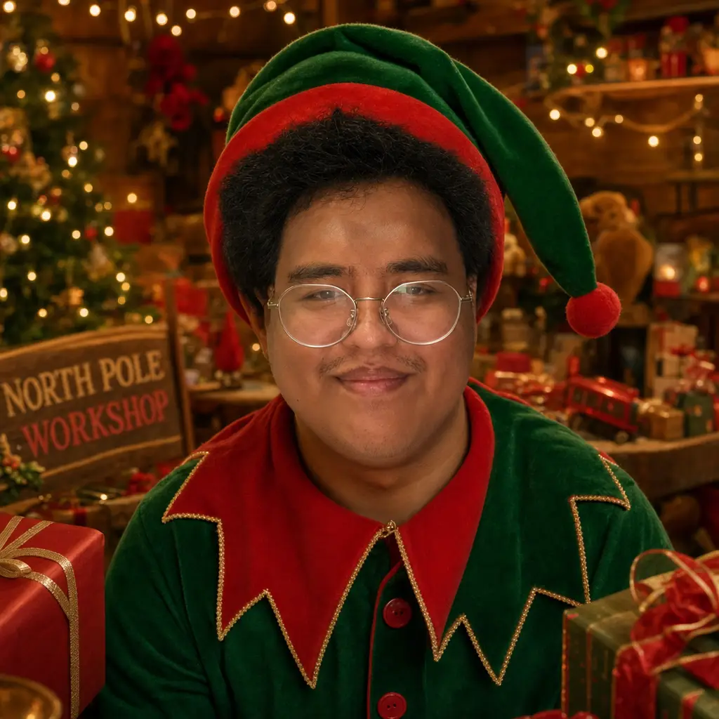 AI portrait: Santa's Workshop Elf (Fantasy / Themed)