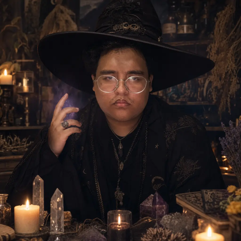 AI portrait: Witch / Warlock (Fantasy / Themed)