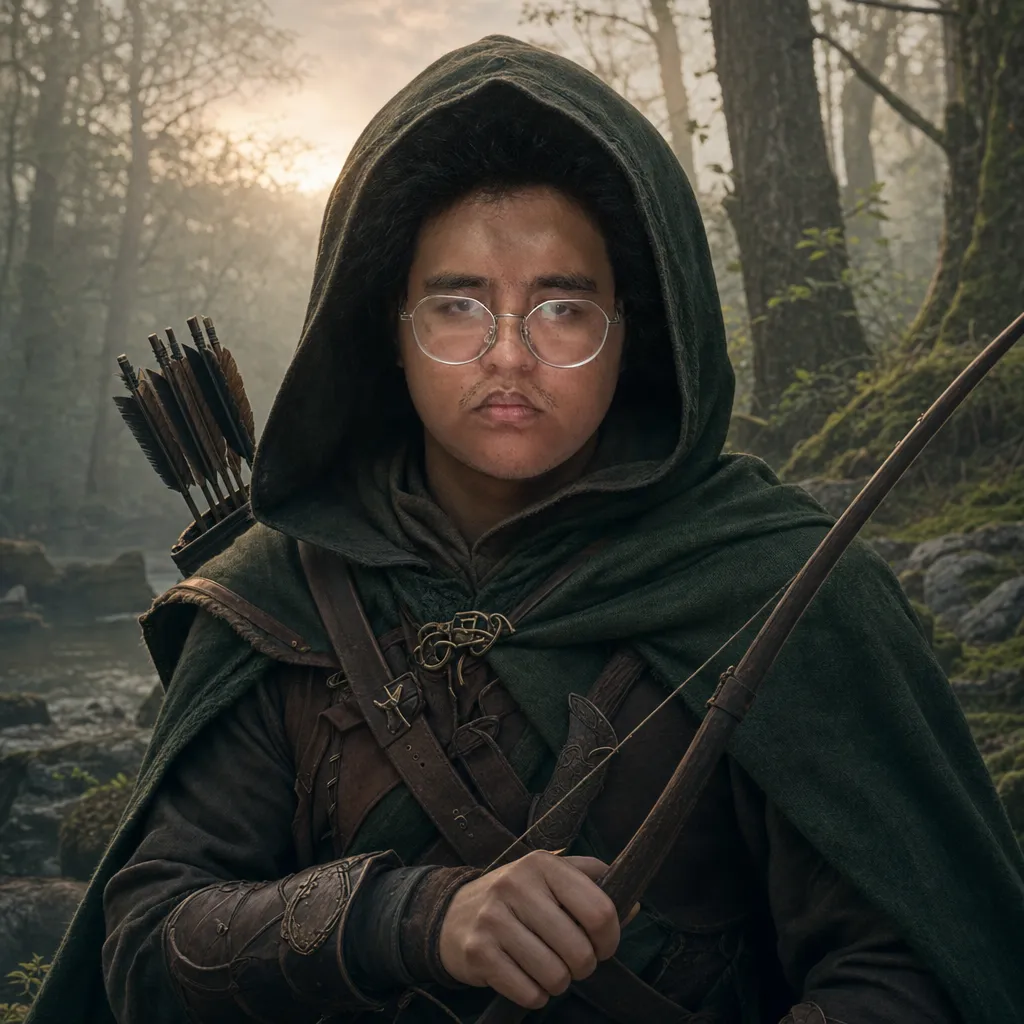 AI portrait result: Fantasy Ranger / Archer