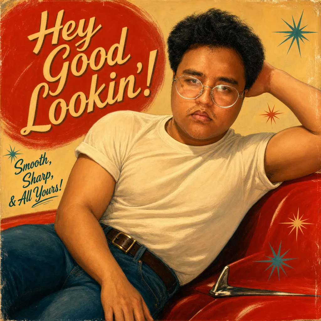 AI portrait result: Vintage Pin-Up Style