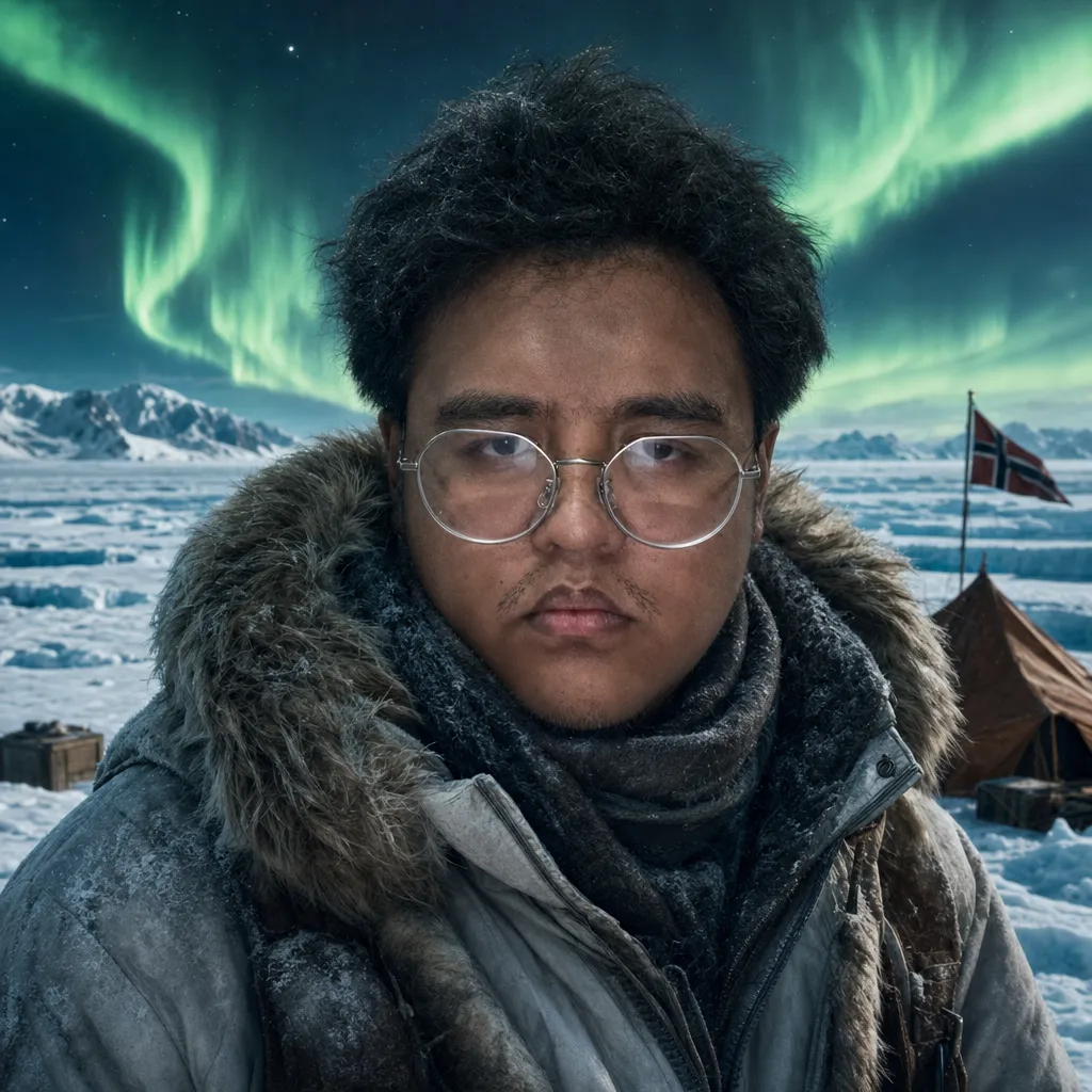 AI portrait result: Arctic Explorer Hero