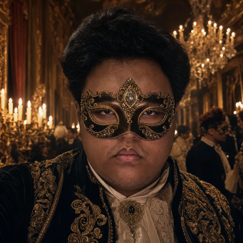AI portrait result: Masquerade Ball