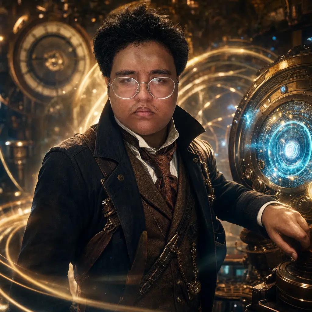 AI portrait: Time-Traveler Adventurer (Fantasy / Themed)